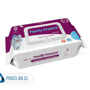 Toallas húmedas desinfectantes - Family Dreams