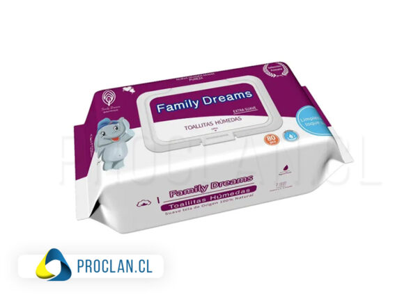 Toallas húmedas desinfectantes - Family Dreams
