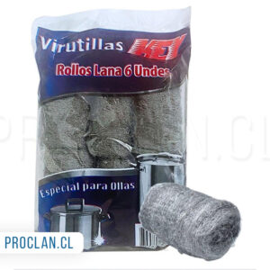 Virutilla rollo sin jabón 6 unidades