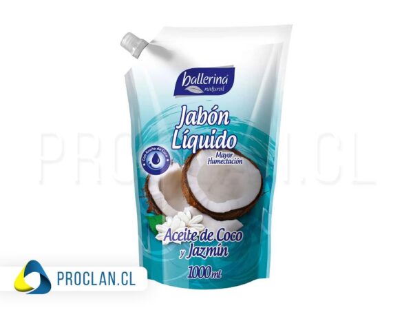 Jabón líquido 1lt doypack - Ballerina