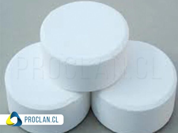 Pastilla de cloro chica 20grs (tarro 1kg)