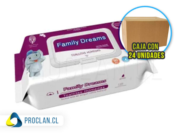 Toalla húmeda caja 24 unidades