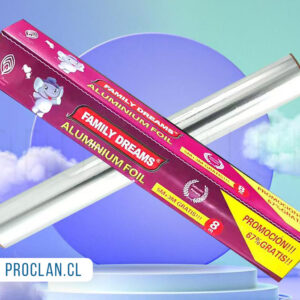 Rollo papel aluminio foil 8 mts
