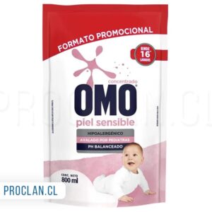 Omo piel sensible hipoalergenico 800ml