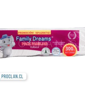 Servilletas 300 unidades Family Dreams
