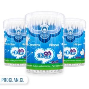 Cotonitos Soft Cloud marca Winnex 100 unidades por mayor